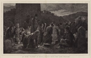 Un Patern irlandais à Balla, comté de Mayo, la longue station